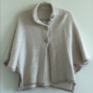 Cozy Alpaca Wool Poncho OS